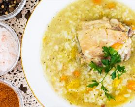 Sopa De Pollo Con Arroz Y Huevo - Receta De Mi Abuela